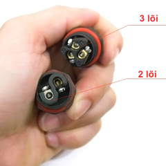 Đầu nối điện chống nước 3 lõi IP68 dùng cho dây 3x1.5mm chính hãng ZSJ L20-3P