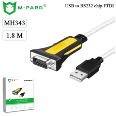 Dây cáp chuyển USB sang COM DB9 RS232 chip FTDI dài 1,8M chính hãng M-PARD MH343