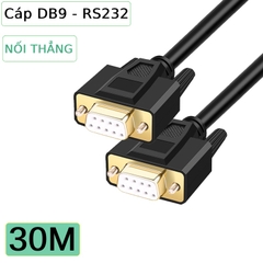 Dây cáp COM DB9 RS232 2 đầu cái nối thẳng dài 1M đến 40M