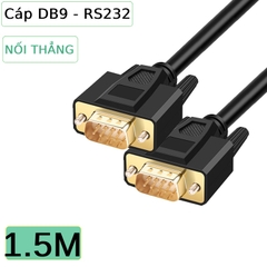 Dây cáp COM DB9 RS232 2 đầu đực nối thẳng dài 1M đến 40M