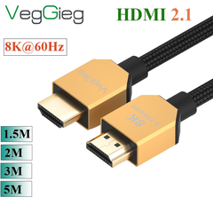 Dây cáp HDMI 2.1 8K@60Hz chính hãng VegGieg dài 1.5M đến 5M