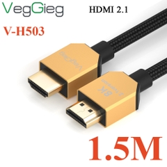 Dây cáp HDMI 2.1 8K@60Hz chính hãng VegGieg dài 1.5M đến 5M