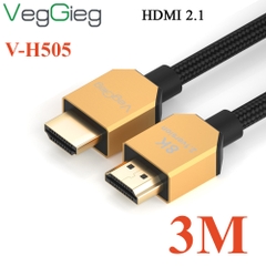 Dây cáp HDMI 2.1 8K@60Hz chính hãng VegGieg dài 1.5M đến 5M