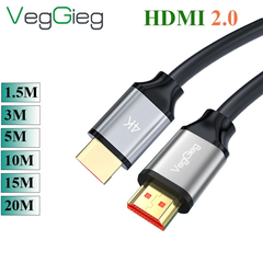 Dây cáp HDMI chuẩn 2.0 4K@60Hz chính hãng Veggieg dài 1.5M đến 20M