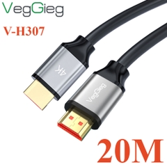 Dây cáp HDMI chuẩn 2.0 4K@60Hz chính hãng Veggieg dài 1.5M đến 20M