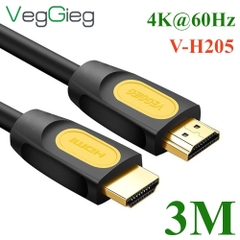 Dây cáp HDMI chuẩn 2.0 4K@60Hz chính hãng Veggieg dài 1.5M đến 30M