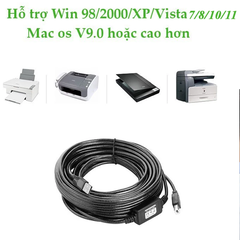 Dây cáp máy in USB 2.0 BM Ugreen US122 giá rẻ chất lượng cao dài 10M, 15M