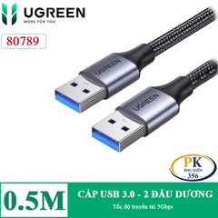 Dây cáp USB 3.0 hai đầu dương Ugreen US373 dài 0.5M, 1M, 2M