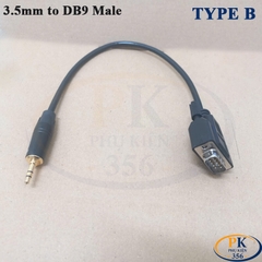 Cáp RS232 chuyển 3.5mm sang DB9 đực serial type B dài 0.3M đến 10M DB9 male to 3.5mm male