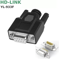 Dây cáp chia COM DB9 RS232 Cái sang 2 cổng đực cái dài 0.3M, 0.5M, 1M, 1.5M, 2M, 3M, 5M, 10M – HD-Link DIY 28AWG cao cấp