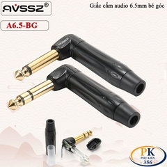 Giắc Hàn Audio 6.5mm mono TS AVSSZ ATS6.5-BG Mạ Vàng