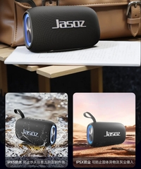Loa Bluetooth Jasoz T-K159 K114 Công Suất 10W - Bluetooth 5.2, Hỗ Trợ TWS, FM, Thẻ TF, Chống Nước Mưa
