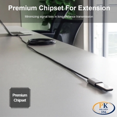 Dây Cáp Nối Dài USB 3.0 Chính Hãng Unitek Y-3004 (5M), Y-3005 (10M) – Có Chip Khuếch Đại & Cổng Nguồn Phụ