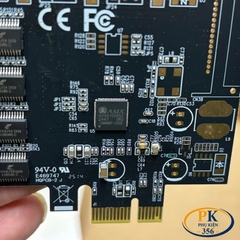 Card PCI-E X1 mở rộng 4 cổng COM RS232 DB9 Syba FG-EMT01A chính hãng, ổn định cao