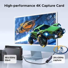USB Type C ghi hình Livestream HDMI 4K@30Hz Ugreen 15389 CM629