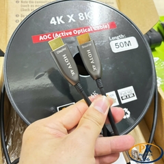 Cáp HDMI 2.0 Sợi Quang 4K@60Hz (10M–100M) – Truyền Tín Hiệu Xa, Chống Nhiễu, Giá Rẻ HD-PKH20