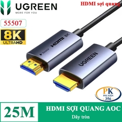 Dây cáp HDMI sợi quang AOC 2.1 chuẩn 8K@60Hz, 4K@240Hz chính hãng Ugreen HD183 dài 10M – 50M