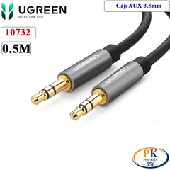 Dây Audio AUX 3.5mm Ugreen AV119 dài 0.5M – 5M – Cáp 3.5mm M/M Cao Cấp