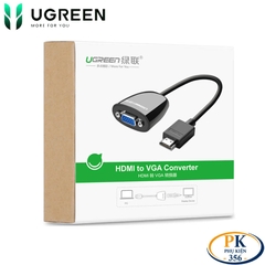 Cáp chuyển HDMI sang VGA full HD MM102 chính hãng Ugreen 40253 dài 20CM
