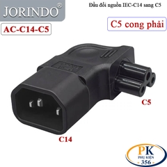 Đầu chuyển nguồn C14 sang C5 JORINDO model AC-C14-C5 - nối thẳng