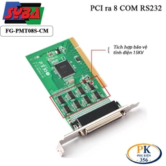 Card PCI to 8 COM RS232 Syba FG-PMT08S-CM – Mở rộng 8 cổng COM cho PC
