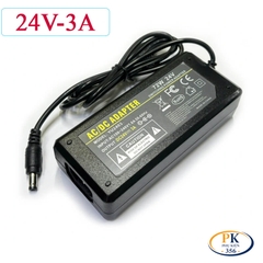 Bộ Nguồn Adapter DC 24V 3A 72W YU-2403 – Jack DC 5.5×2.5mm, Chống Nhiễu, Ổn Định