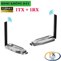 Bộ Chia HDMI Không Dây G147 Full HD 1080P – Kết Nối 1 Phát 4 Màn Hình, Khoảng Cách 50m