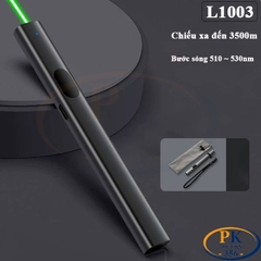 Đèn Laser Xanh L1003 Siêu Sáng 5mW–30mW Chiếu Xa 3500m Dùng Cho Sa Bàn, Màn Hình LED, Công Trình