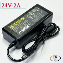 Bộ Nguồn Adapter DC 24V 2A 48W YU-2402 – Jack DC 5.5×2.5mm, Ổn Định, Chống Nhiễu