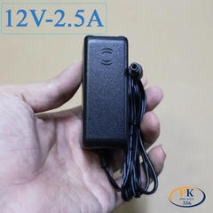 Nguồn DC Adapter 12V-2.5A ZB120250-25AU – Jack 5.5×2.5mm, Nguồn Camera & HDD Dock 30W