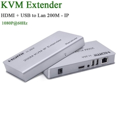 Bộ Chuyển Đổi HDMI Sang LAN Có USB Kéo Dài 60m Full HD 1080P