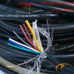 Dây tín hiệu 9+1 lõi 28AWG dùng làm cáp COM DB9 RS232 chính hãng HD-link YL-9C28AB