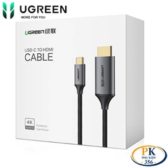Cáp chuyển USB Type-C sang HDMI 2.0 chuẩn 4K@60Hz MM142 chính hãng Ugreen 50570 dài 1.5M