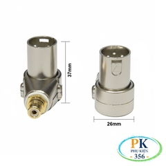 Jack chuyển AV sang XLR bẻ góc DIY bộ 2 chiếc, chất lượng cao