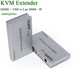 Bộ Chuyển Đổi HDMI Sang LAN Có USB Kéo Dài 120m 4K@30Hz