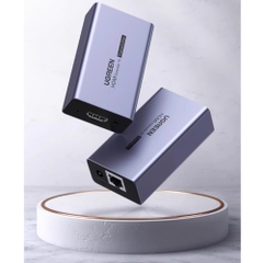 Bộ kéo dài HDMI qua cáp mạng CAT5 CAT6 RJ45  50M Ugreen 90811 CM609