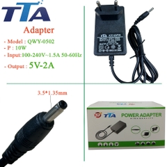 Nguồn Adapter TTA 5V-2A Chân 3.5x1.35mm QWY-0502