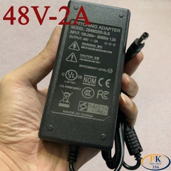 Nguồn DC Adapter 48V-1A ZB480100-3LS – Chân C13 – Có Đèn Báo