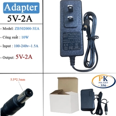 Cục Nguồn DC Adapter 5V-2A Chân Cắm Tròn 5.5×2.5mm – Model ZB050200-3AE | Nguồn DC Ổn Định Cho Thiết Bị Điện Tử