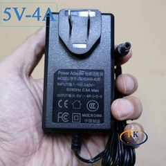 Bộ Nguồn DC Adapter 5V-5A ZB050500-5US – Jack DC 5.5×2.5mm, Dây 1.5M