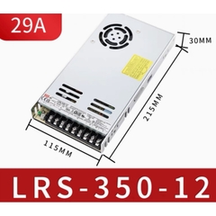 Bộ nguồn led 12V-1.3A Meanwell RS-15-12 15W 12V