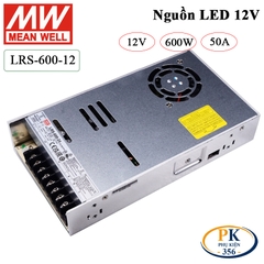 Bộ nguồn led DC 12V-50A Meanwell LRS-600-12 600W