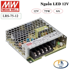 Bộ nguồn led DC 12V-6A Meanwell LRS-75-12 75W