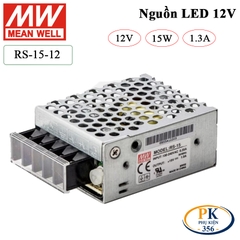 Bộ nguồn led 12V-1.3A Meanwell RS-15-12 15W 12V