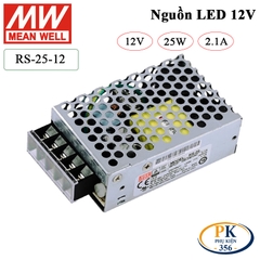 Bộ nguồn led 12V-2.1A Meanwell RS-25-12 25W 12V