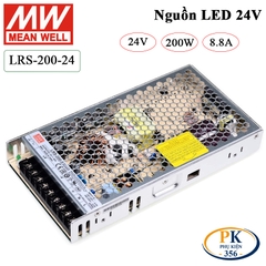 Bộ nguồn led 24V-8.8A Meanwell LRS-200-24 200W 24V