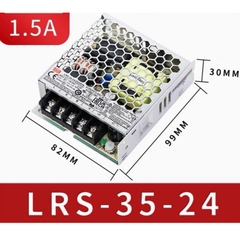 Bộ nguồn led DC 24V-2.2A Meanwell LRS-50-24 50W