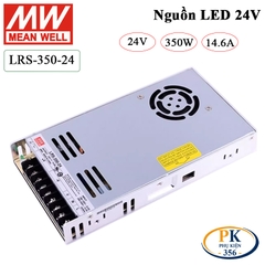 Bộ nguồn led DC 24V-14.6A Meanwell LRS-350-24 350W