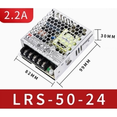 Bộ nguồn led DC 24V-3.2A Meanwell LRS-75-24 75W