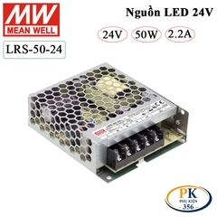 Bộ nguồn led DC 24V-2.2A Meanwell LRS-50-24 50W